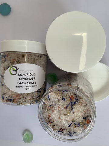 Luxurious Lavender Bath Salts